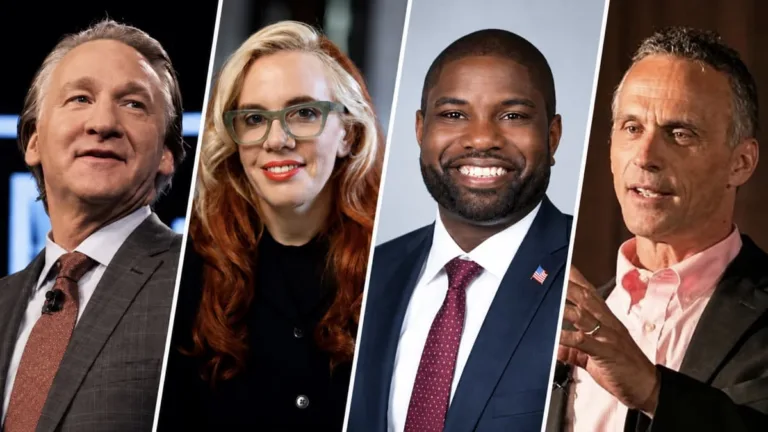 Bill Maher, Molly Jong-Fast, Byron Donalds and Michael S. Roth for the August 28, 2026 episode of Real Time with Bill Maher