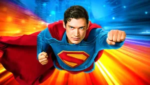 David Corenswet as Superman in Superman: Man of Tomorrow
