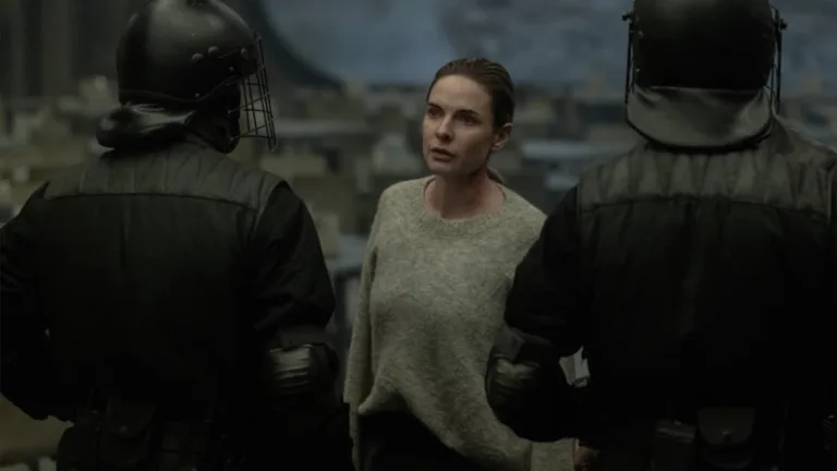 Silo Season 3 Episode 10 "Troy" Season Finale Rebecca Ferguson in "Silo," now streaming on Apple TV.