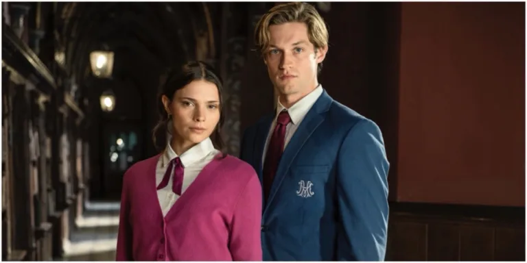 Harriet Herbig-Matten and Damian Hardung in Maxton Hall Season 3