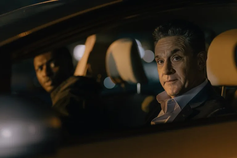 (L-R): Jay Will as Tyson and Chris Caldovino as Goodie in Tulsa King, episode 3, season 4, streaming on Paramount+, 2026. Photo Credit: Steve Swisher/Paramount+