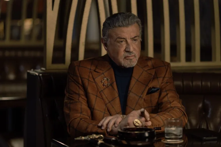 Sylvester Stallone as Dwight Manfredi in Tulsa King, episode 9, season 4, streaming on Paramount+, 2026. Photo Credit: Steve Swisher/Paramount+