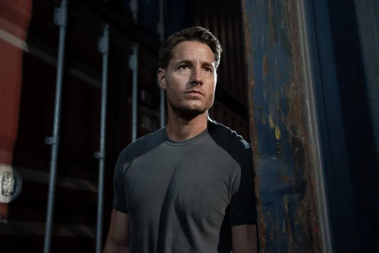 Tracker Season 4 Episode 1 "Safe Harbor" -- Coverage of the CBS Original Series Tracker, scheduled to air on the CBS Television Network. Pictured: Justin Hartley as Colter Shaw Photo: Tyler Golden/CBS ©2026 CBS Broadcasting, Inc. All Rights Reserved.
