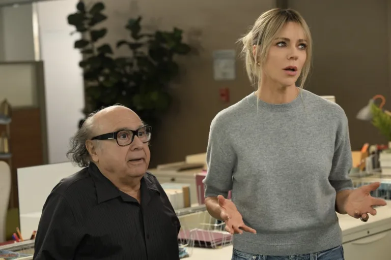 IT'S ALWAYS SUNNY IN PHILADELPHIA — “The War on Alcohol " -- Season 18, Episode 6 -- Pictured: (l-r) Danny De Vito as Frank, Kaitlin Olson as Dee. CR: Prashant Gupta/FX
