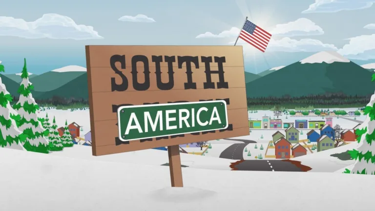 Cartman, Stan, Kenny and Kyle ride e-bikes in South Park Season 29 Episode 1