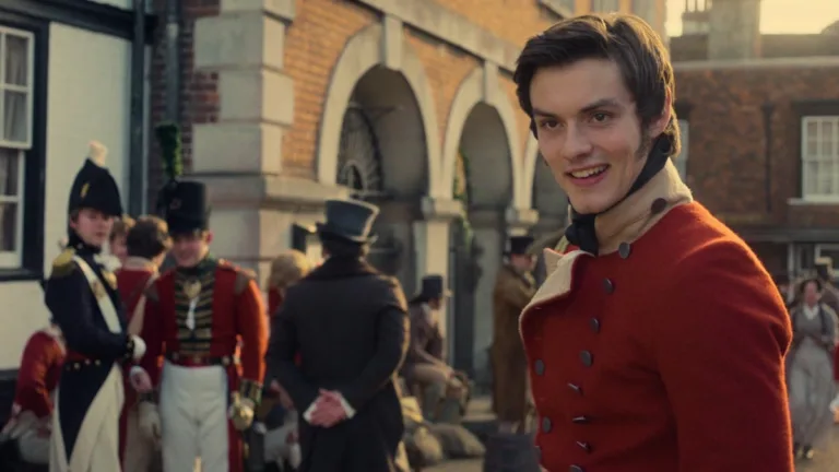 Louis Partridge as George Wickham Pride And Prejudice Series on Netflix