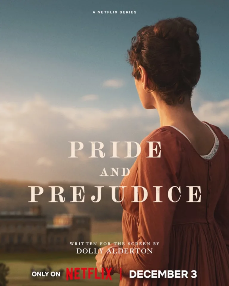 Pride and Prejudice Netflix Season 1 Poster - Emma Corrin as Lizzy Bennet Pride
