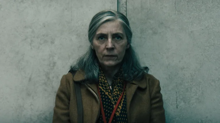 Saskia Reeves in "Slow Horses," now streaming on Apple TV.