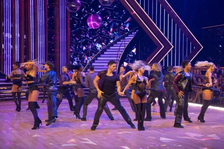 DANCING WITH THE STARS - “Premiere: Night One” - The male celebrities take the ballroom floor, each performing to a No. 1 song from the year they were born, with one eliminated at the end of the night. TUESDAY, SEPT. 15 (8:00-10:00 p.m. EDT) on ABC. (Disney/Eric McCandless) 
CARTER WILLIAMS, PASHA PASHKOV, ONYE STEVENSON, ALAN BERSTEN, DANIELLA KARAGACH, BRANDON ARMSTRONG, RYLEE ARNOLD