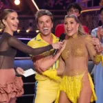 JULIA STILES, JACKSON OLSON, EMMA SLATER, HARRY SHUM JR. DANCING WITH THE STARS - “Premiere: Night One” - The male celebrities take the ballroom floor, each performing to a No. 1 song from the year they were born, with one eliminated at the end of the night. TUESDAY, SEPT. 15 (8:00-10:00 p.m. EDT) on ABC. (Disney/Eric McCandless)