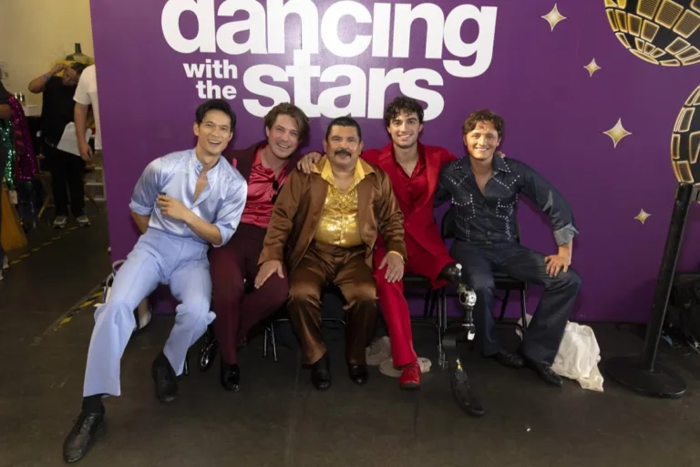 DANCING WITH THE STARS - “Premiere: Night Two” - The female celebrities make their competition debut, performing to a No. 1 song from the year they were born, with one eliminated at the end of the night. WEDNESDAY, SEPT. 16 (8:00-10:03 p.m. EDT) on ABC. (Disney/Frank Micelotta) 
HARRY SHUM JR., TAYLOR HANSON, GUILLERMO RODRIGUEZ, EZRA FRECH, CONNOR WOOD