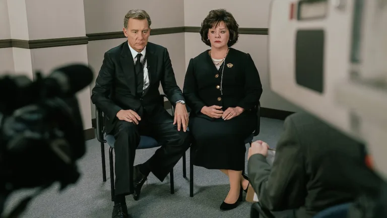 Melissa McCarthy and Clive Owen The Murder Of JonBenét Ramsey Netflix