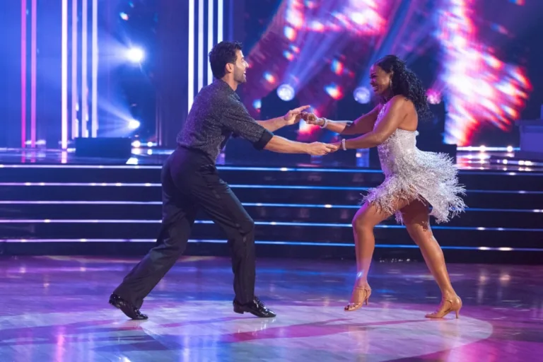 DANCING WITH THE STARS - “Premiere: Night Two” - The female celebrities make their competition debut, performing to a No. 1 song from the year they were born, with one eliminated at the end of the night. WEDNESDAY, SEPT. 16 (8:00-10:03 p.m. EDT) on ABC. (Disney/Eric McCandless) 
JAN RAVNIK, TATYANA ALI