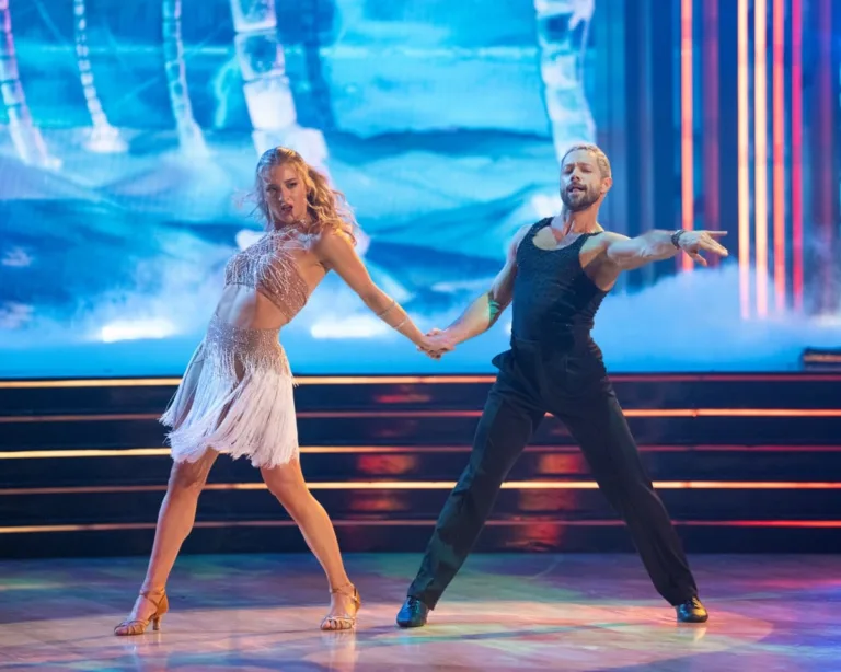 DANCING WITH THE STARS - “Premiere: Night Two” - The female celebrities make their competition debut, performing to a No. 1 song from the year they were born, with one eliminated at the end of the night. WEDNESDAY, SEPT. 16 (8:00-10:03 p.m. EDT) on ABC. (Disney/Eric McCandless) 
AMBER GLENN, PASHA PASHKOV