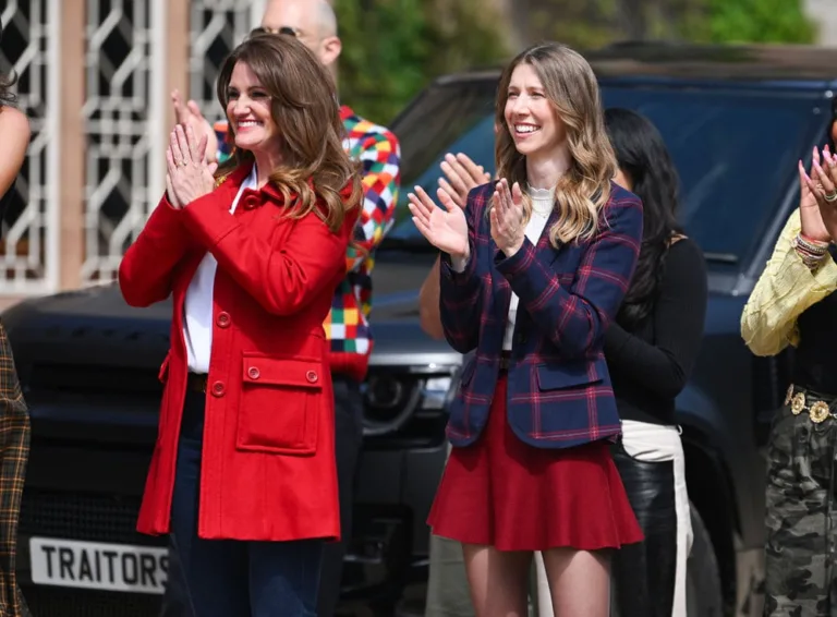 THE TRAITORS: NEW BLOOD -- "A New Dawn Is Rising" Episode 501 -- Pictured: (l-r) Kriste Lewis, Morgan Cook -- (Photo by: Euan Cherry/NBC)