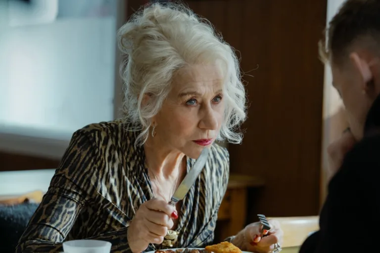 Helen Mirren as Maeve Harrigan In MobLand, episode 1, season 2, streaming on Paramount+, 2026. Photo Credit: Luke Varley/Paramount+