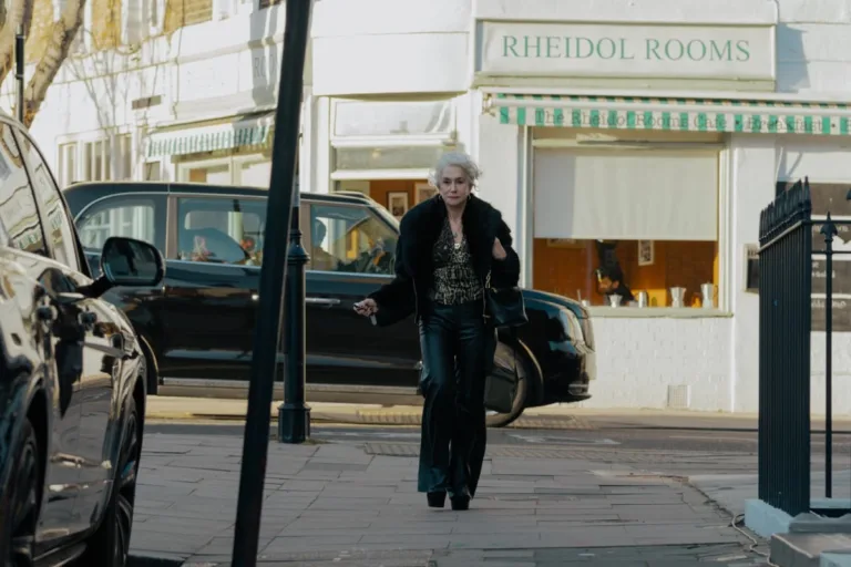 Helen Mirren as Maeve Harrigan In MobLand, episode 1, season 2, streaming on Paramount+, 2026. Photo Credit: Luke Varley/Paramount+