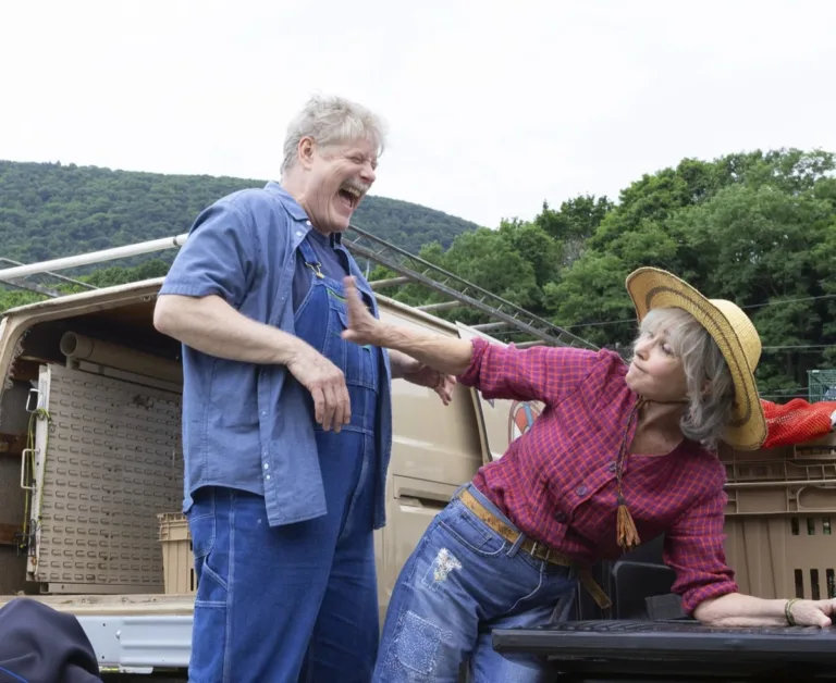 BEST MEDICINE: L-R: John DiMaggio and Annie Potts in the season two premiere of "Be Careful What You Fish For" on Tuesday, September 22 (8:00-9:00 PM ET/PT) on FOX. © 2026 Fox Media LLC. CR: Danielle Mathias/FOX.