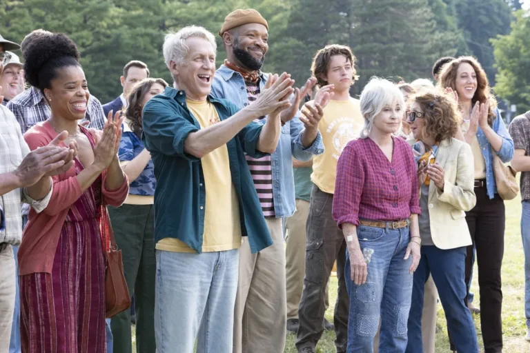 BEST MEDICINE: L-R: Stephan Spinella, Jason Veasey, Annie Potts and Andrea Martin in the season two premiere of "Be Careful What You Fish For" on Tuesday, September 22 (8:00-9:00 PM ET/PT) on FOX. © 2026 Fox Media LLC. CR: Danielle Mathias/FOX.