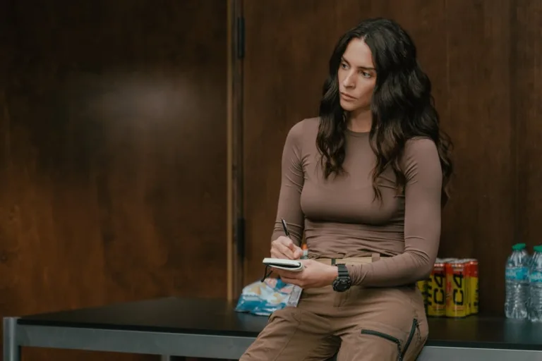 Genesis Rodriguez as Josie in Lioness, episode 8 Season 3, streaming on Paramount+, 2025. Photo Credit: Ryan Green/Paramount+