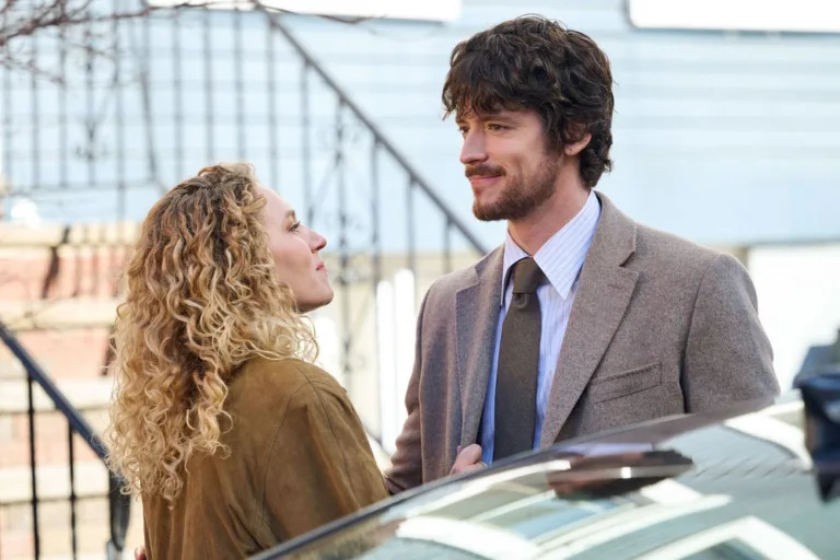 LINE OF FIRE Season 1 Episode 1 -- "Pilot" Episode 101 -- Pictured: (l-r) Kat Cunning as Clare Hollingsworth, Pico Alexander as Logan -- (Photo by: Scott Gries/NBC)