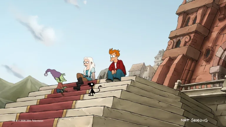 FUTURAMA - "A New New York Yankee in King Elfo’s Court" - A time-machine failure sends Fry sideways in time to a medieval land. (Disney/Matt Groening)