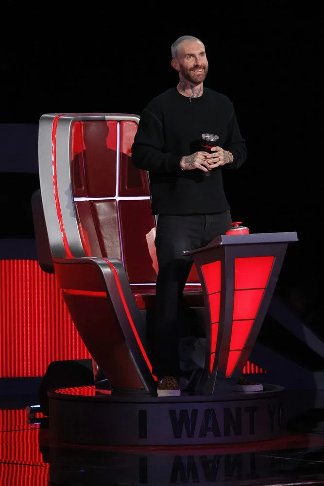 THE VOICE -- "Blind Auditions" Episode 3002 -- Pictured: Adam Levine -- (Photo by: Trae Patton/NBC)