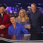 NAME THAT TUNE: L-R: Ice-T, Robin Thicke, Jane Krakowski and Tony Hawk in the Season Premiere of NAME THAT TUNE airing Monday, Sept. 21 (8:00-9:00 PM ET/PT) on FOX. CR: Sean Gleason/FOX. ©2026 FOX Media LLC.