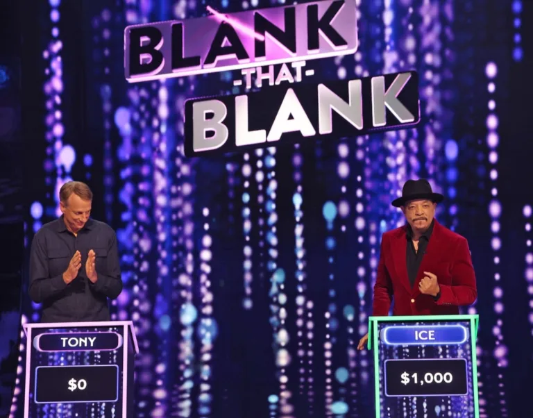 NAME THAT TUNE: L-R: Tony Hawk and Ice-T in the Season Premiere of NAME THAT TUNE airing Monday, Sept. 21 (8:00-9:00 PM ET/PT) on FOX. CR: Sean Gleason/FOX. ©2026 FOX Media LLC.