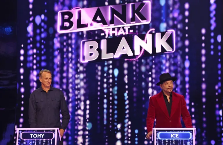 NAME THAT TUNE: L-R: Tony Hawk and Ice-T in the Season Premiere of NAME THAT TUNE airing Monday, Sept. 21 (8:00-9:00 PM ET/PT) on FOX. CR: Sean Gleason/FOX. ©2026 FOX Media LLC.