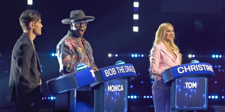 CELEBRITY WEAKEST LINK: L-R: Contestants: Tom Sandoval, Bob The Drag Queen and Christine Quinn in the CELEBRITY WEAKEST LINK “Reality Villains” Season Premiere episode airing Monday, Sept. 21 (9:01-10:00 PM ET/PT) on FOX. © 2026 Fox Media LLC. CR: Tom Griscom/FOX.