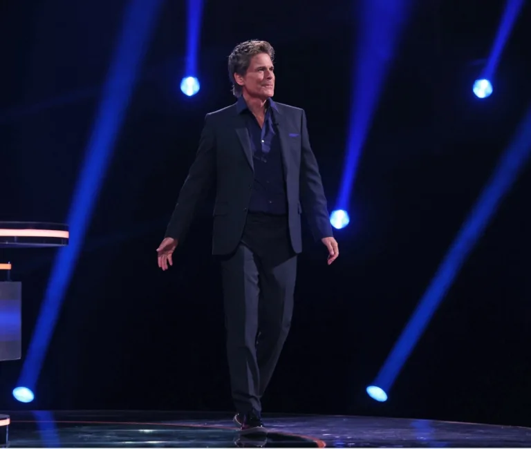THE FLOOR: Rob Lowe in the Special Season Premiere “100 Champions" episode of THE FLOOR airing on Wednesday Sept 23 (8:00-9:00 PM ET/PT) on FOX. CR/ Lorraine O’Sullivan / FOX. ©2026 FOX Media LLC.