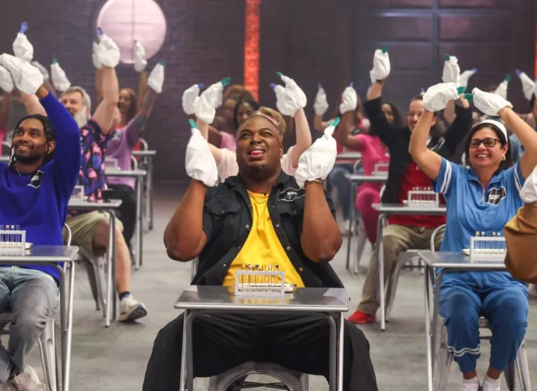 99 TO BEAT: Contestants in the Season Two Premiere of 99 TO BEAT airing Wednesday, Sept. 23 (9:01-10:00 PM ET/PT) on FOX. © 2025 Fox Media LLC. CR: Justin Lynch/FOX.