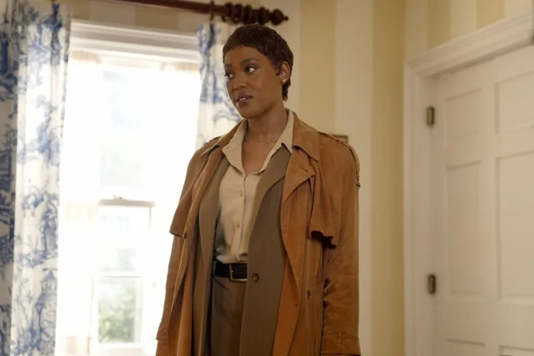 LINE OF FIRE -- "A Bigger Picture" Episode 102 -- Pictured: Antoinette Crowe-Legacy as Nia Wallace -- (Photo by: Spencer Pazer/NBC)