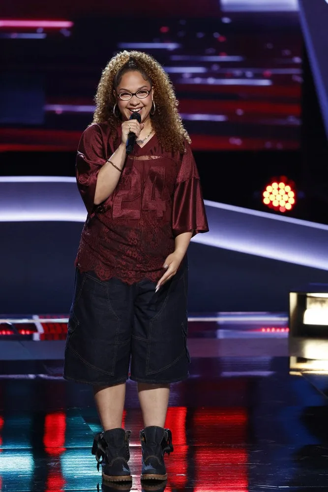 THE VOICE -- "Blind Auditions" Episode 3002 -- Pictured: Jenie -- (Photo by: Griffin Nagel/NBC)