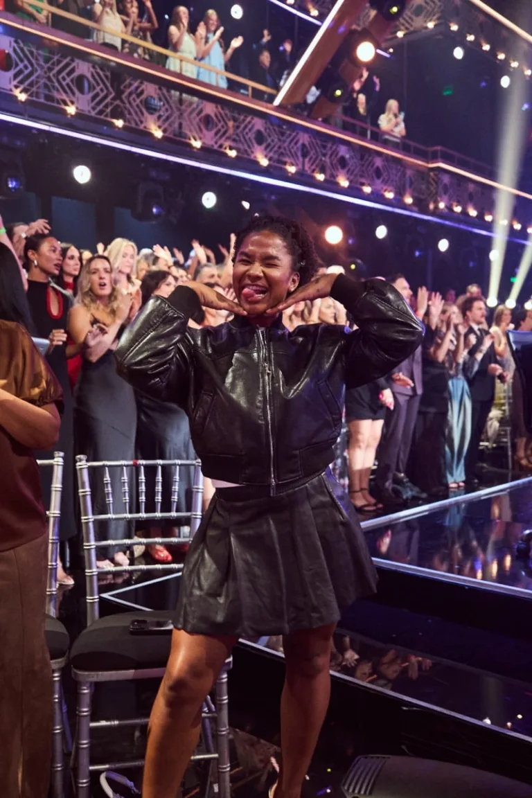 DANCING WITH THE STARS – “Viral Hits Night” – The celebrities and their professional partners will hit the dance floor with performances inspired by some of the biggest viral hits and unforgettable moments that have taken the internet by storm. TUESDAY, SEPT. 22 (8:00-10:00 p.m. EDT) on ABC. (Disney/Ser Baffo)
JORDAN CHILES