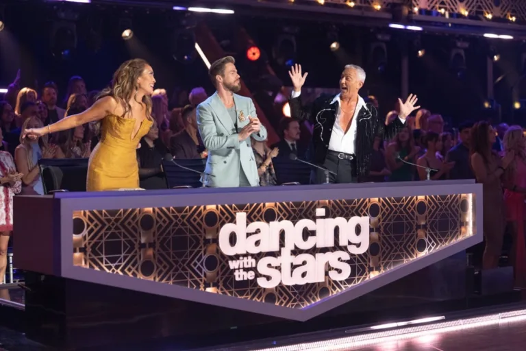 DANCING WITH THE STARS - “Viral Hits Night” - The celebrities and their professional partners will hit the dance floor with performances inspired by some of the biggest viral hits and unforgettable moments that have taken the internet by storm. TUESDAY, SEPT. 22 (8:00-10:00 p.m. EDT) on ABC. (Disney/Christopher Willard) 
CARRIE ANN INABA, DEREK HOUGH, BRUNO TONIOLI