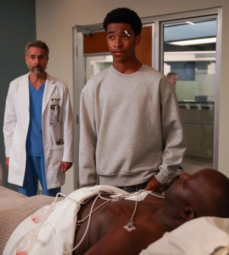 DOC: L-R: Omar Metwally and guest star Isaiah Russell-Bailey in the “Ready or Not" episode of DOC airing Tuesday, Sept. 29 (8:00-9:00 PM ET/PT) on FOX. CR: John Medland/FOX. ©2026 FOX Media LLC.