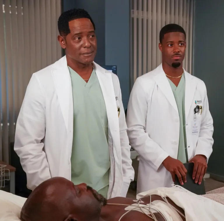 DOC Season 3 Episode 2 : L-R: Blair Underwood and Patrick Walker in the “Ready or Not" episode of DOC airing Tuesday, Sept. 29 (8:00-9:00 PM ET/PT) on FOX. CR: John Medland/FOX. ©2026 FOX Media LLC.