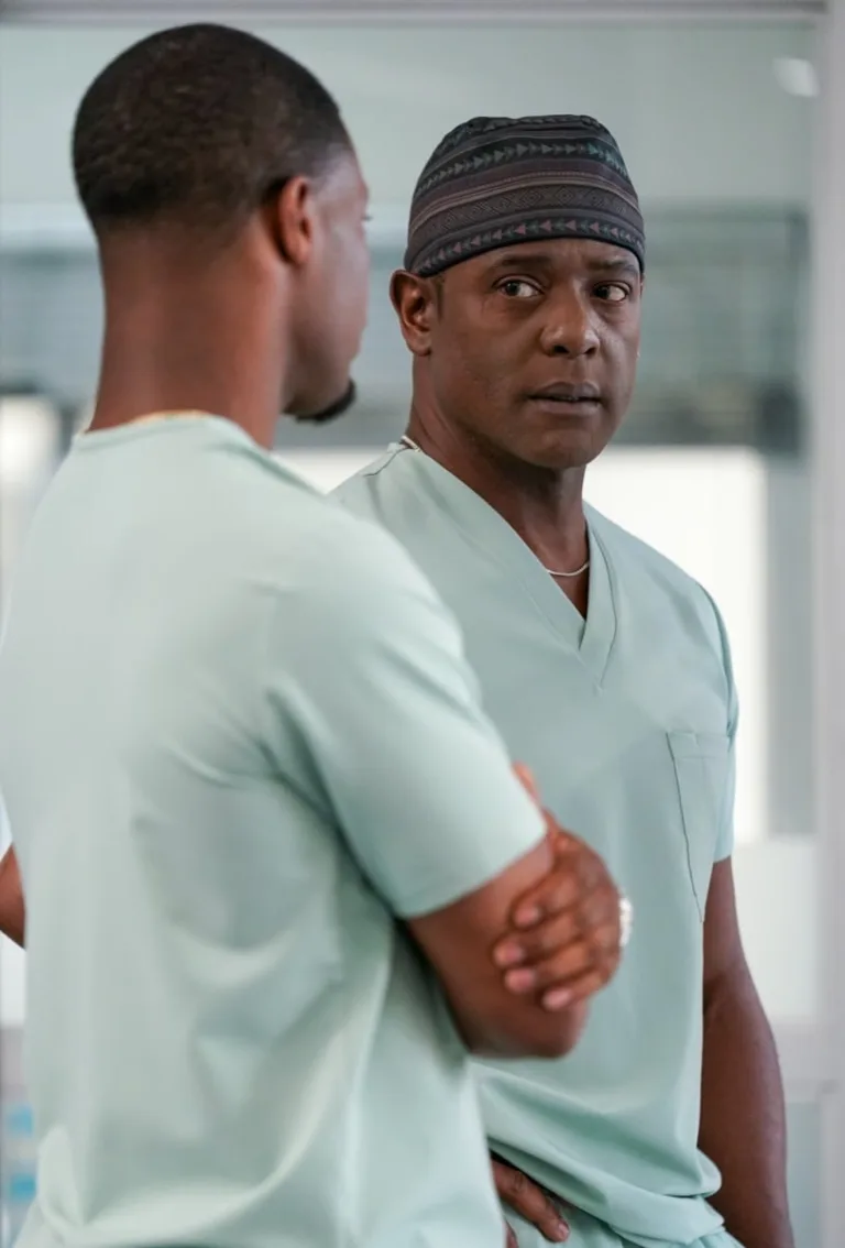 DOC Season 3 Episode 2 : L-R: Patrick Walker and Blair Underwood in the “Ready or Not" episode of DOC airing Tuesday, Sept. 29 (8:00-9:00 PM ET/PT) on FOX. CR: John Medland/FOX. ©2026 FOX Media LLC.
