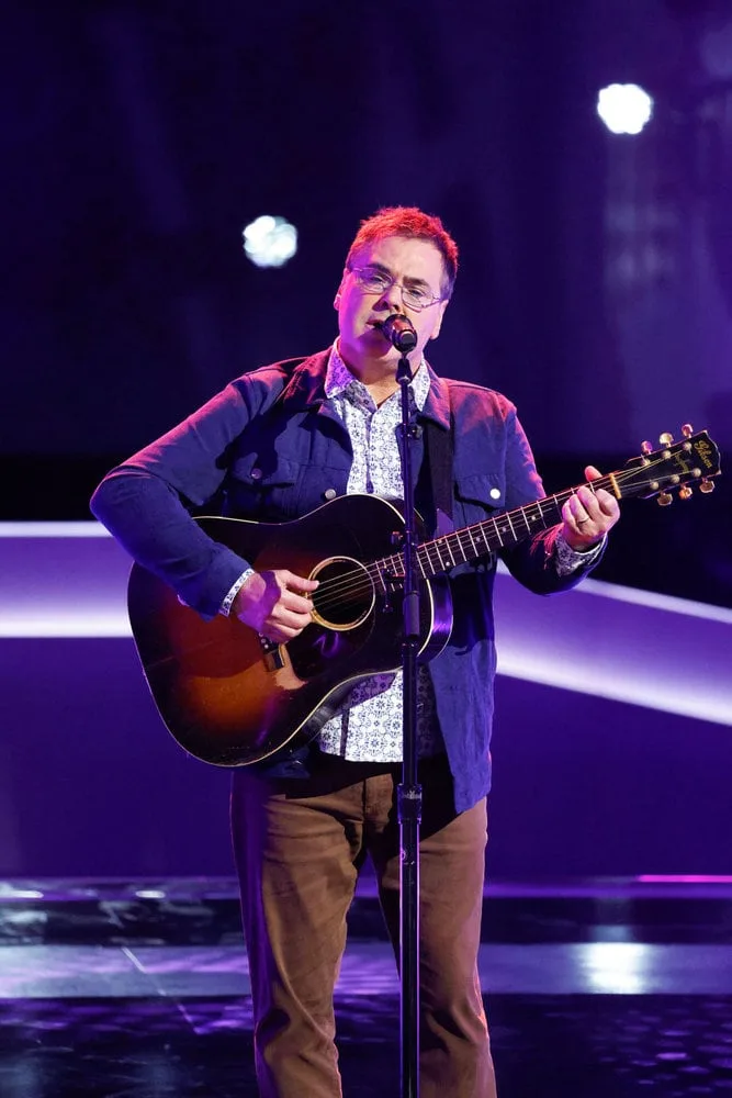 THE VOICE -- "Blind Auditions" Episode 3003 -- Pictured: Kyle Davis -- (Photo by: Griffin Nagel/NBC)