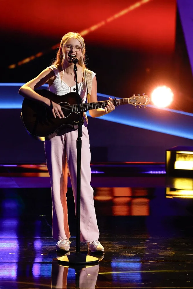 THE VOICE -- "Blind Auditions" Episode 3003 -- Pictured: Brookyln Marie -- (Photo by: Griffin Nagel/NBC)