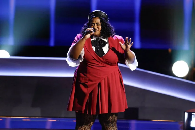 THE VOICE -- "Blind Auditions" Episode 3003 -- Pictured: Morgan Lett -- (Photo by: Griffin Nagel/NBC)