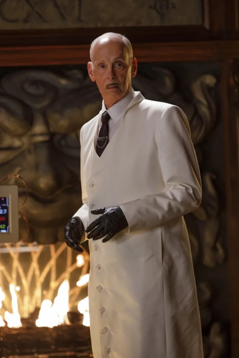 FX's "American Horror Story 13" -- Pictured: John Waters as Mr. Phibes. CR: Eric Liebowitz/FX