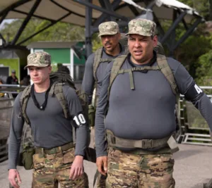 SPECIAL FORCES: WORLD’S TOUGHEST TEST: L-R: Maxim Naumov, Matt Barnes and George Santos in the episode of SPECIAL FORCES: WORLD’S TOUGHEST TEST airing on FOX. CR: Pete Dadds/ FOX. ©2026 FOX Media LLC.