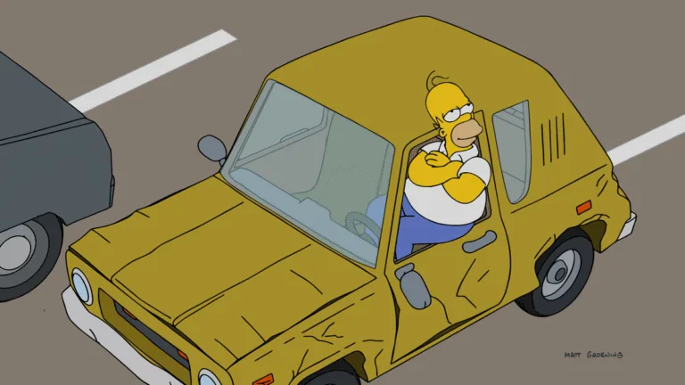 The Simpsons Season 38 Episode 1 "The Children's Book Job" - Marge hopes to save Springfield Elementary by inviting a reclusive British children’s author (guest star Emma Thompson) to appear at the school’s book fair. But Homer botches his assignment of picking the author up at the airport, and the drunken pepper pot leads him on a desperate wild chase to get her to the school on time in the all-new "The Children's Book Job" episode of THE SIMPSONS airing Sunday, Sep 27 8:00-8:30 PM ET/PT on FOX. (SI-3710)