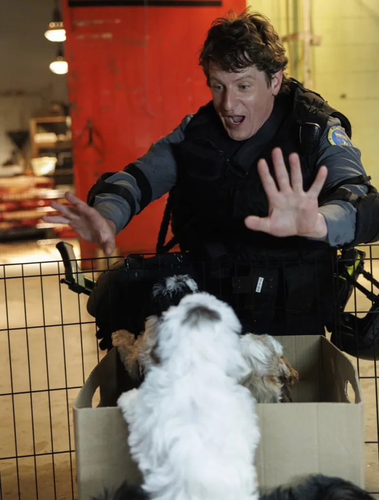 ANIMAL CONTROL: Michael Rowland in the Season Five premiere episode of ANIMAL CONTROL. Frank leads the team in a work stoppage, but abandons his cause for the ultimate call - recovering the Seahawks’ missing mascot on the all-new “Seahawks and Piglets” episode of Animal Control airing Sunday, September 27 (8:30-9:00 PM ET/PT) on FOX. © 2026 Fox Media LLC. CR: Bettina Strauss/FOX.