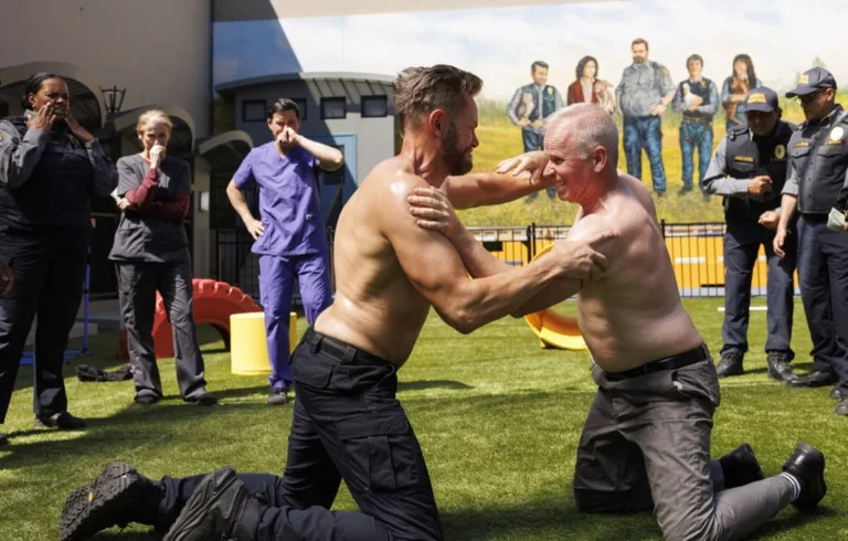 ANIMAL CONTROL: L-R: Joel McHale and Gerry Dee in the Season Five premiere episode of ANIMAL CONTROL. Frank leads the team in a work stoppage, but abandons his cause for the ultimate call - recovering the Seahawks’ missing mascot on the all-new “Seahawks and Piglets” episode of Animal Control airing Sunday, September 27 (8:30-9:00 PM ET/PT) on FOX. © 2026 Fox Media LLC. CR: Bettina Strauss/FOX.