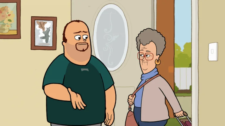 Mark and Hank’s mom returns to Glantontown. Tammy pursues a new painting hobby in the all-new "Rhoda" episode of UNIVERSAL BASIC GUYS airing Sunday, Sep 27 9:00-9:30 PM ET/PT on FOX. (UBG-301)
