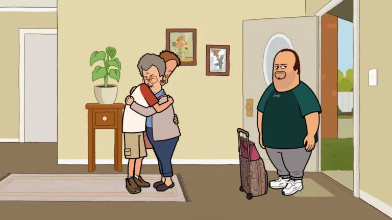 Mark and Hank’s mom returns to Glantontown. Tammy pursues a new painting hobby in the all-new "Rhoda" episode of UNIVERSAL BASIC GUYS airing Sunday, Sep 27 9:00-9:30 PM ET/PT on FOX. (UBG-301)